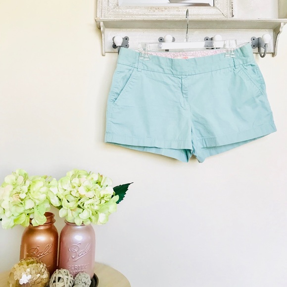 Mint J. CREW Chino Broken In Shorts - Picture 2 of 3